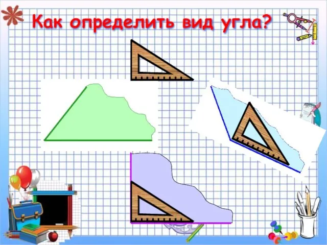 Как определить вид угла?