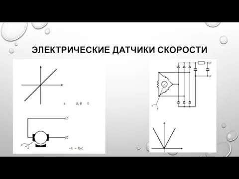 ЭЛЕКТРИЧЕСКИЕ ДАТЧИКИ СКОРОСТИ