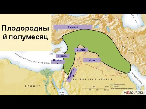 Израиль Ливан Иордания Сирия Ирак Турция Плодородный полумесяц