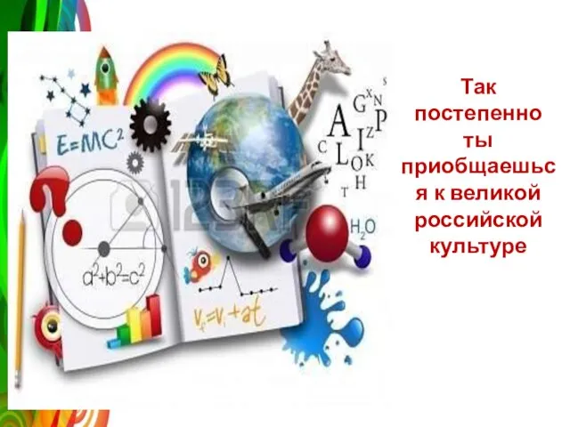 Так постепенно ты приобщаешься к великой российской культуре