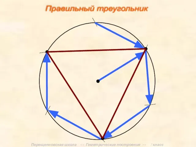 Перещепновская школа > 7 класс Правильный треугольник