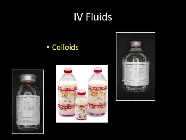 IV Fluids Colloids