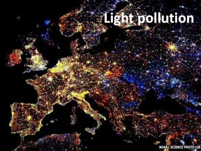 Light pollution