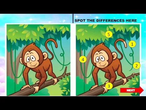 SPOT THE DIFFERENCES HERE 1 2 3 4 5 NEXT