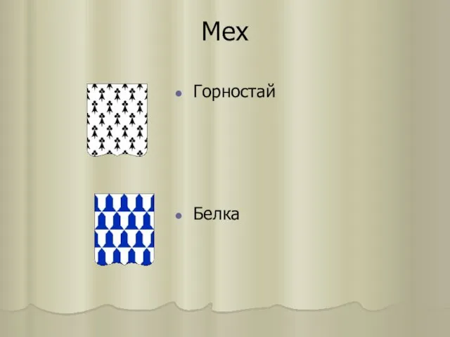 Мех Горностай Белка