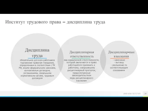 Институт трудового права – дисциплина труда Дисциплина труда обязательное для всех работников