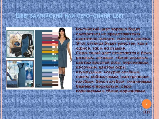Цвет балтийский или серо-синий цвет Балтийский цвет хорошо будет смотреться на представителях