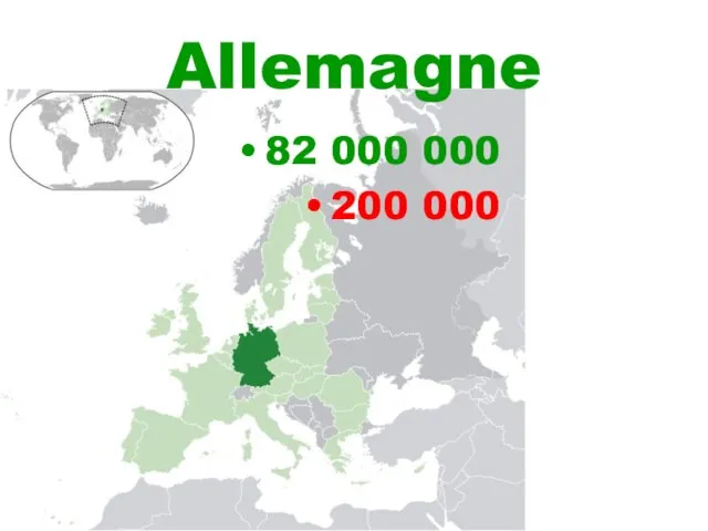 Allemagne 82 000 000 200 000