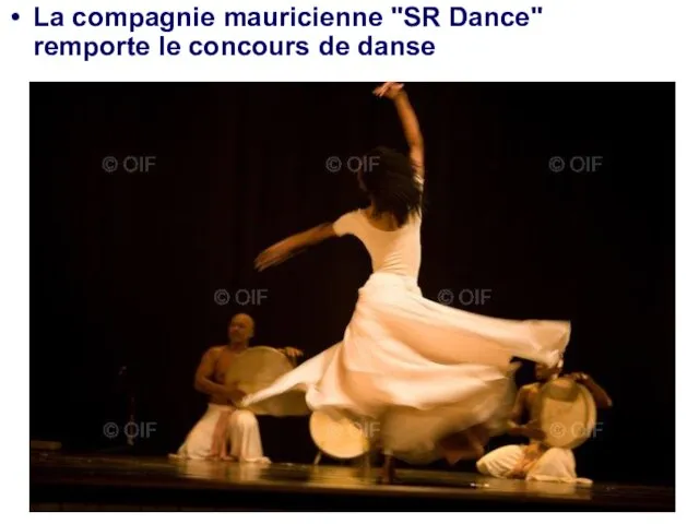 La compagnie mauricienne "SR Dance" remporte le concours de danse