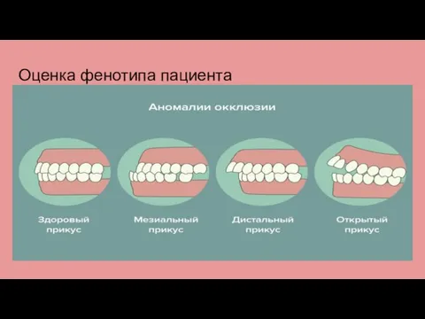 Оценка фенотипа пациента