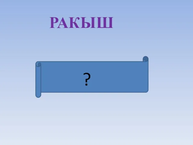 РАКЫШ есть у каждого здания