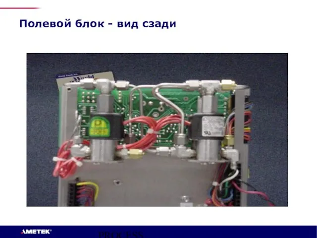 PROCESS INSTRUMENTS Полевой блок - вид сзади