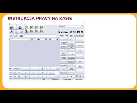 INSTRUKCJA PRACY NA KASIE