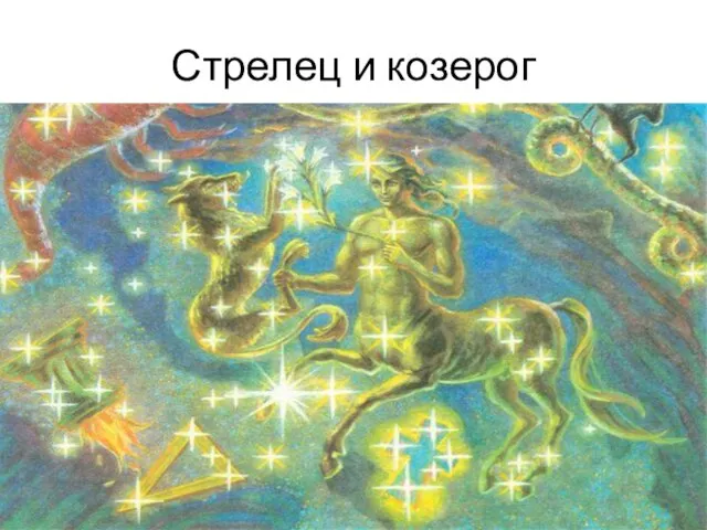 Стрелец и козерог