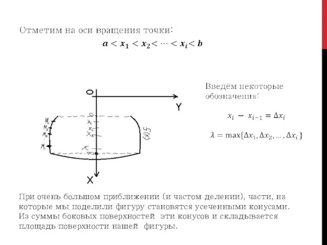 При очень большом приближении (и частом делении), части, на которые мы поделили