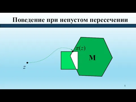 Поведение при непустом пересечении