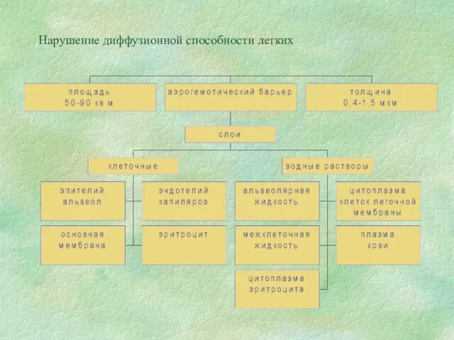 Нарушение диффузионной способности легких