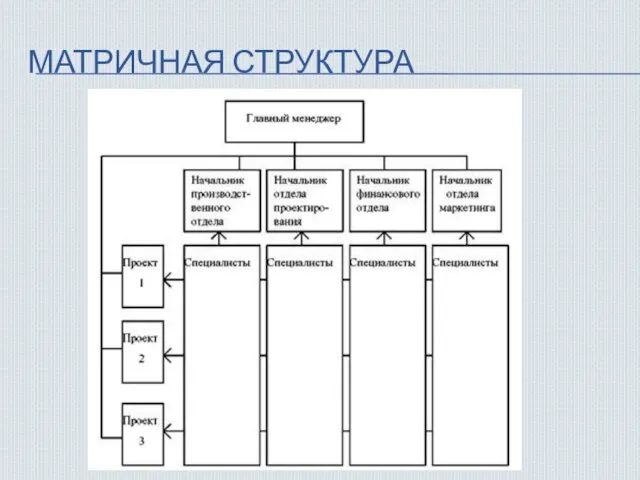 МАТРИЧНАЯ СТРУКТУРА