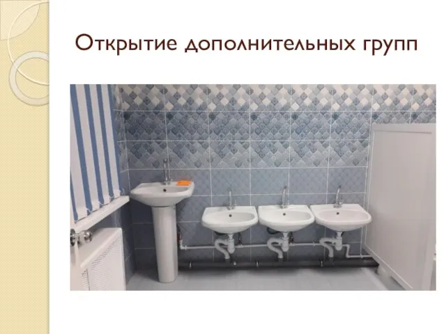 Открытие дополнительных групп