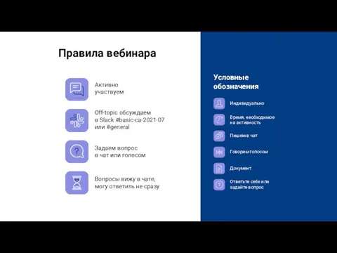 Правила вебинара Активно участвуем Задаем вопрос в чат или голосом Вопросы вижу