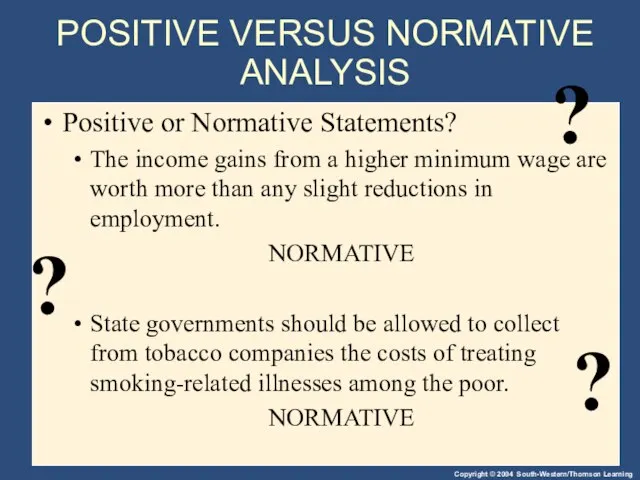 Positive or Normative Statements? The income gains from a higher minimum wage