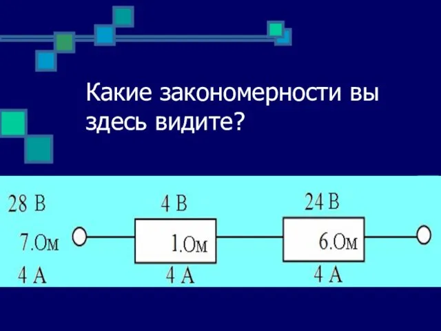 Какие закономерности вы здесь видите?