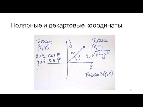 Полярные и декартовые координаты