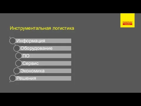 Инструментальная логистика