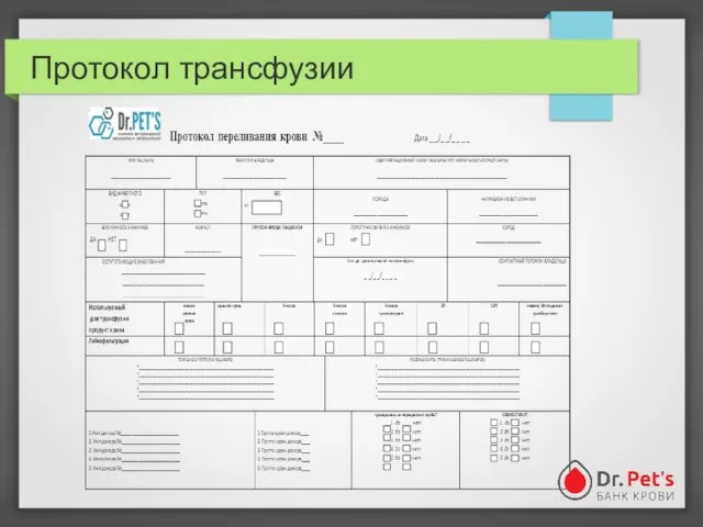 Протокол трансфузии