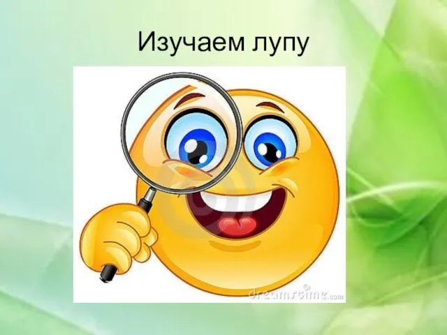 Изучаем лупу