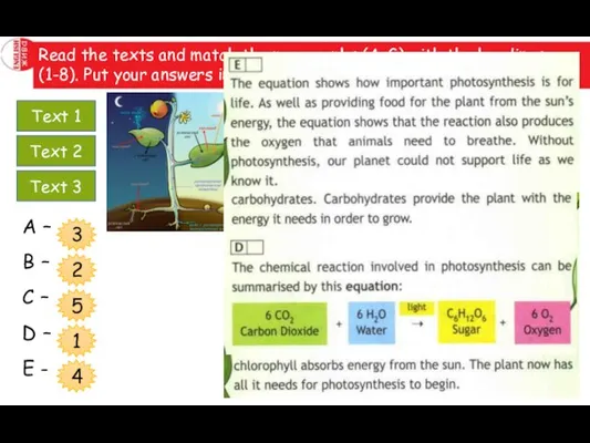 Read the texts and match the paragraphs (A-G) with the headings (1-8).