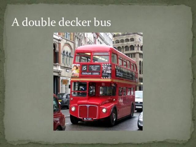 A double decker bus