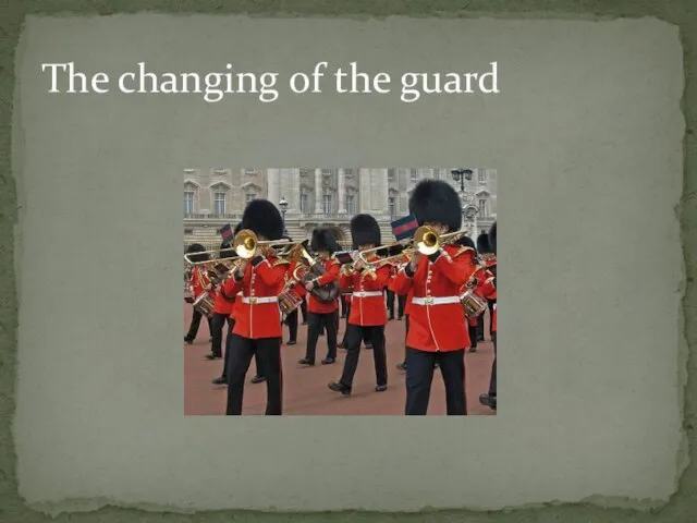The changing of the guard