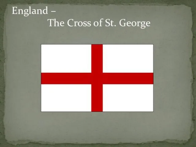 England – The Cross of St. George