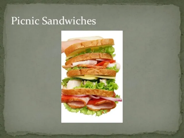 Picnic Sandwiches