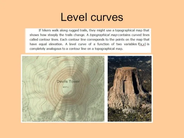Level curves