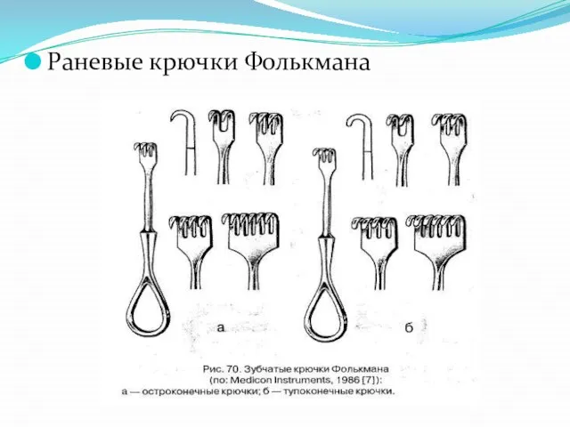 Раневые крючки Фолькмана