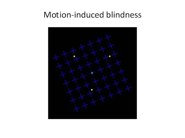 Motion-induced blindness