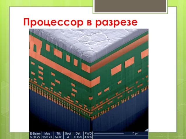 Процессор в разрезе