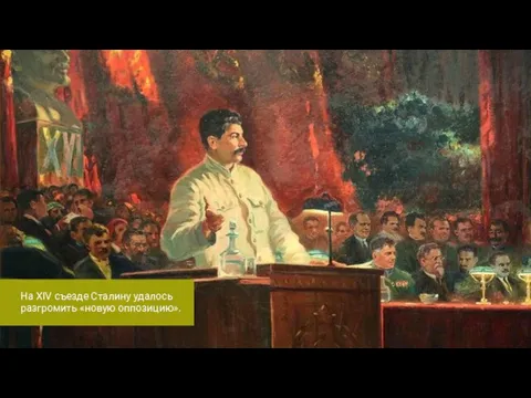На XIV съезде Сталину удалось разгромить «новую оппозицию».