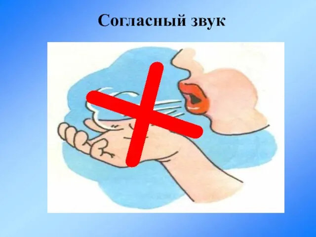 Согласный звук