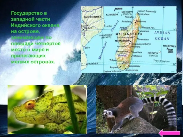 Государство в западной части Индийского океана, на острове, занимающем по площади четвертое