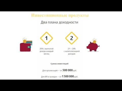 Инвестиционные продукты