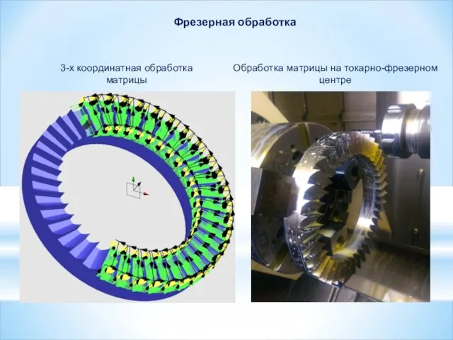 Фрезерная обработка 3-х координатная обработка матрицы Обработка матрицы на токарно-фрезерном центре