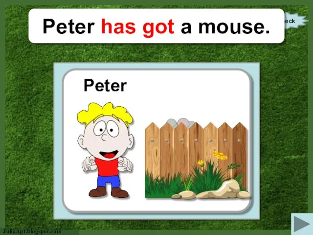 check Peter has got a mouse. Peter http://www.clker.com/cliparts/I/0/i/H/w/u/happy-boy-hi.png http://www.freeiconspng.com/uploads/clipart--tennis-ball-teniso-kamuoliukas-4.png