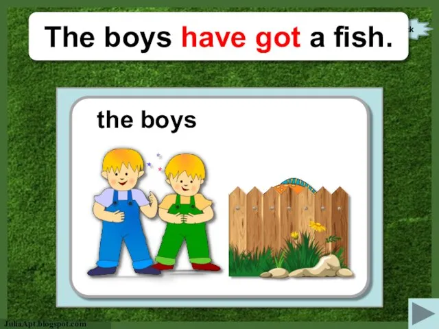 check The boys have got a fish. the boys http://www.clker.com/cliparts/0/2/1/c/12847310761523941462sweet%20kids.svg.hi.png https://img.clipartfest.com/48bf8dc02cc81811f3127c428f30b060_cute-orange-fish-cute-fish-transparent-background-clipart_550-407.png