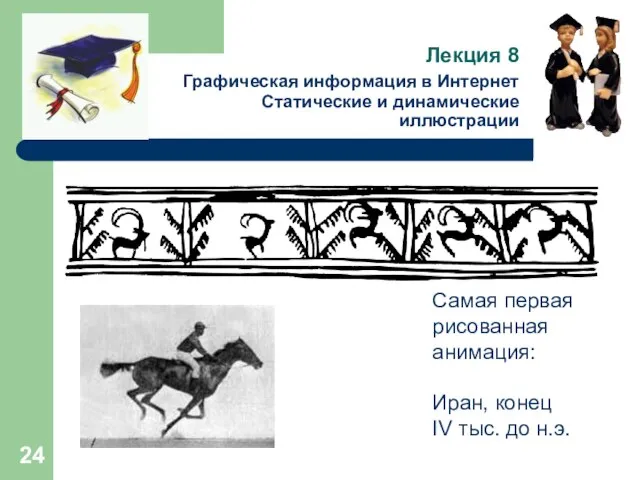 Лекция 8 Графическая информация в Интернет Статические и динамические иллюстрации Самая первая