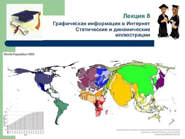 Лекция 8 Графическая информация в Интернет Статические и динамические иллюстрации Примеры удачных анимаций