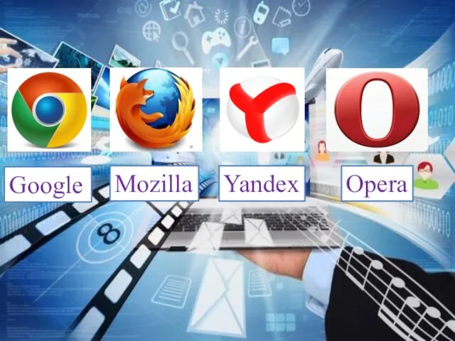 Google Yandex Mozilla Opera