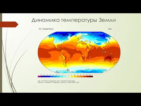 Динамика температуры Земли